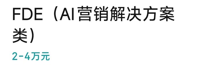 衔远科技 FDE 岗位招聘薪资 - 红烁AI FDE培训