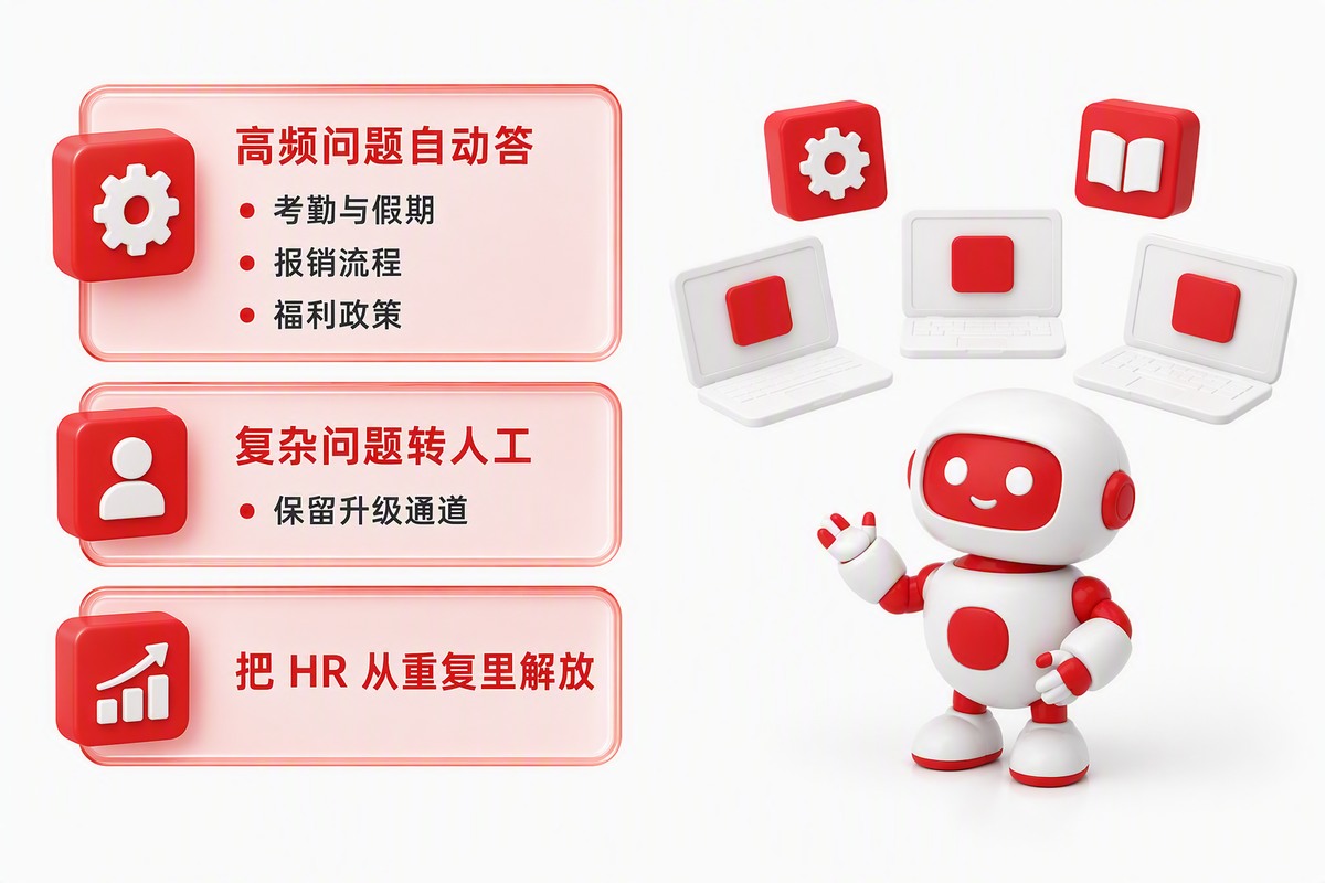员工服务答疑 · 企业 AI 培训场景