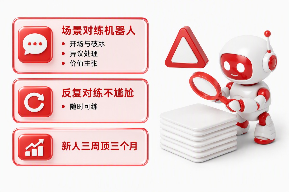话术教练 · 企业 AI 培训场景