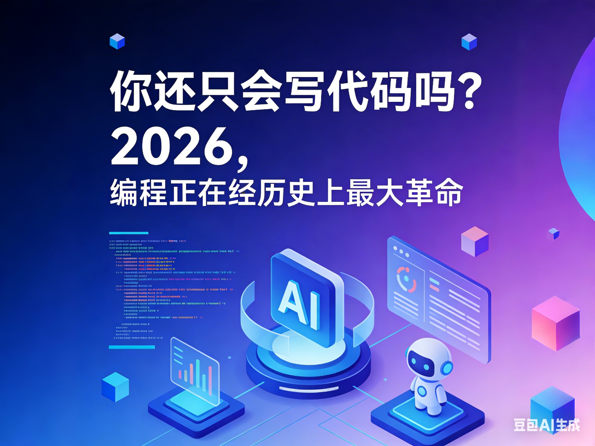 你还只会写代码吗？2026，编程正在经历史上最大革命