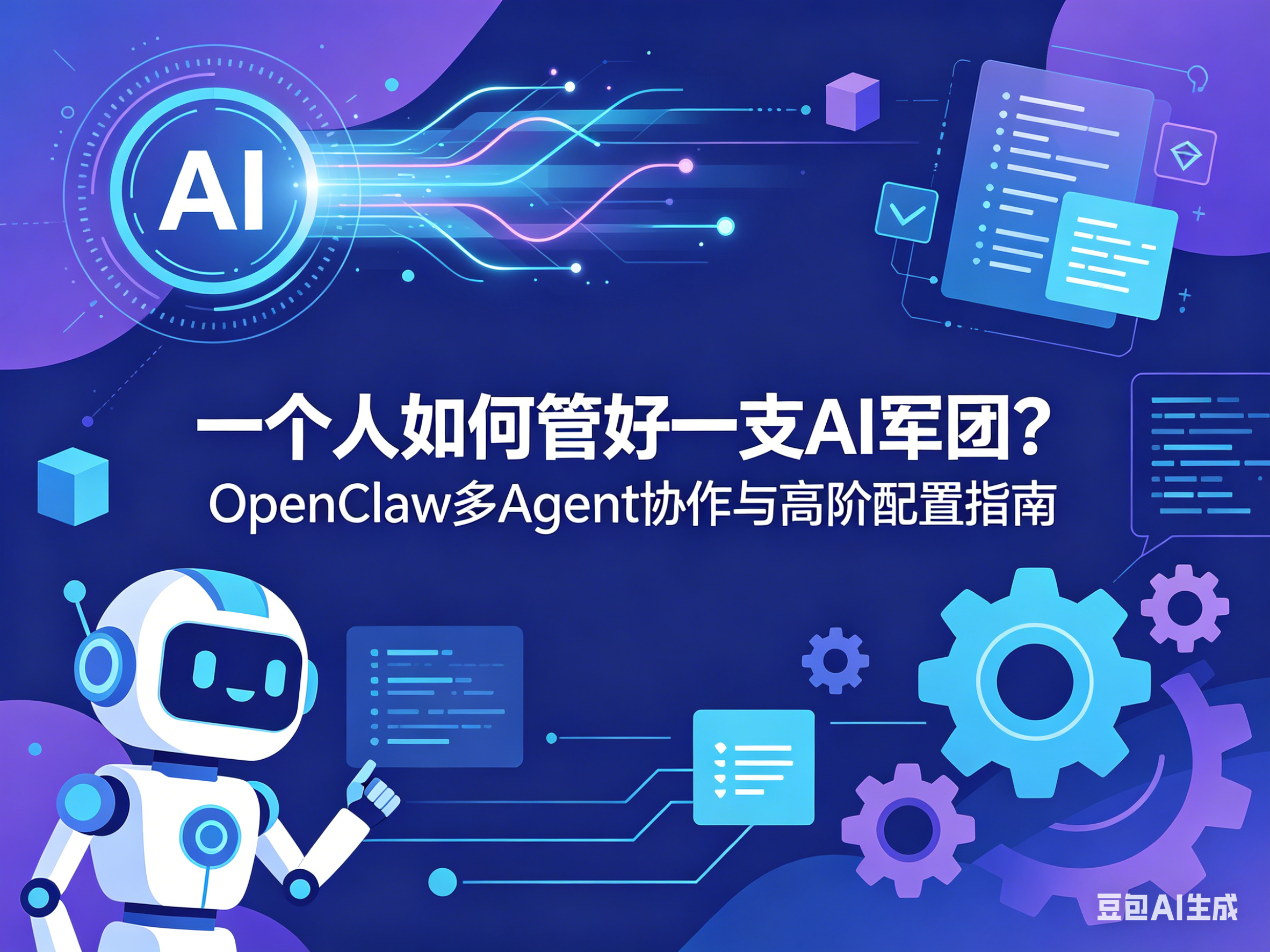 一个人如何管好一支AI军团？OpenClaw多Agent协作与高阶配置指南