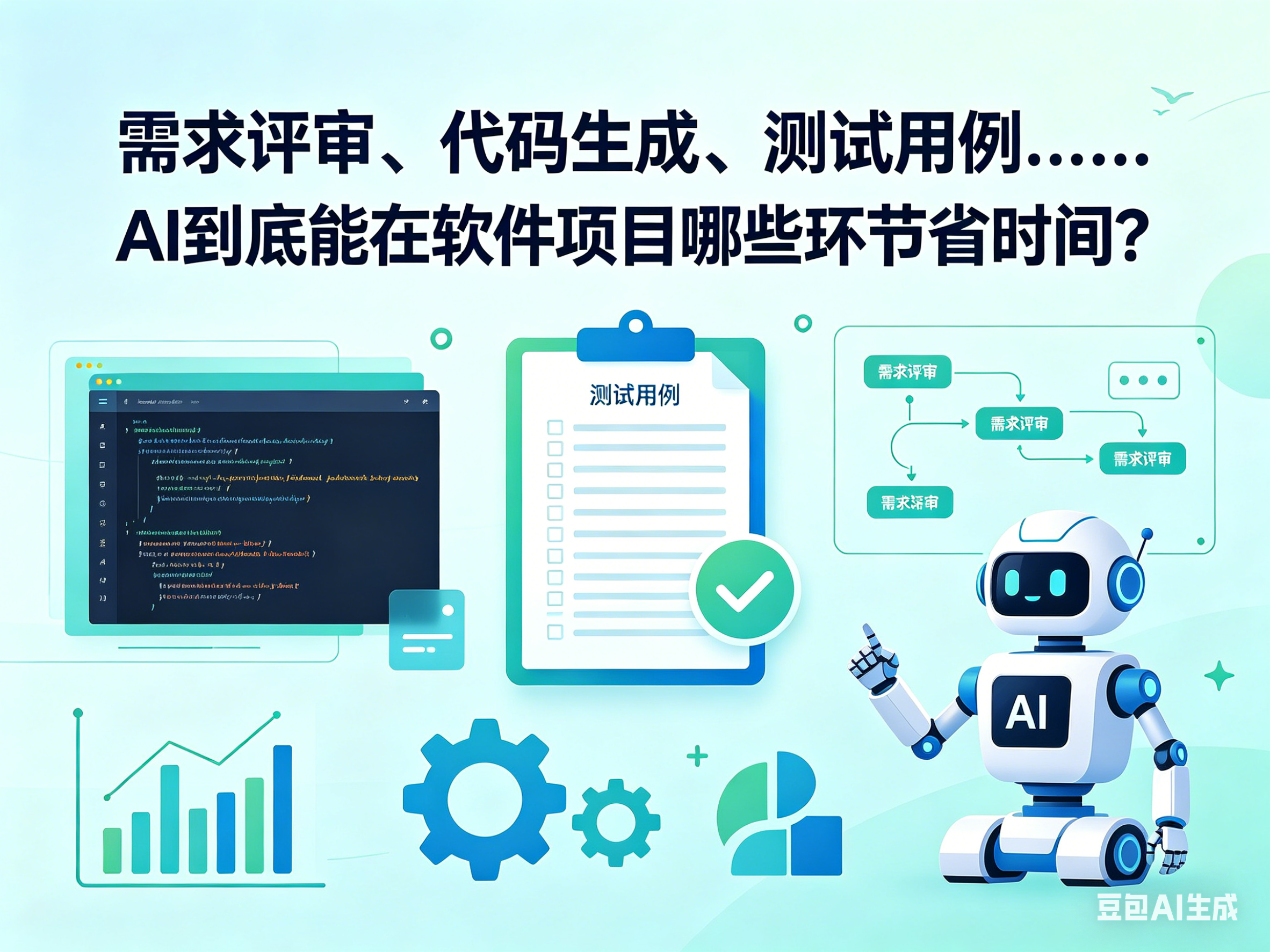 需求评审、代码生成、测试用例……AI到底能在软件项目哪些环节省时间？