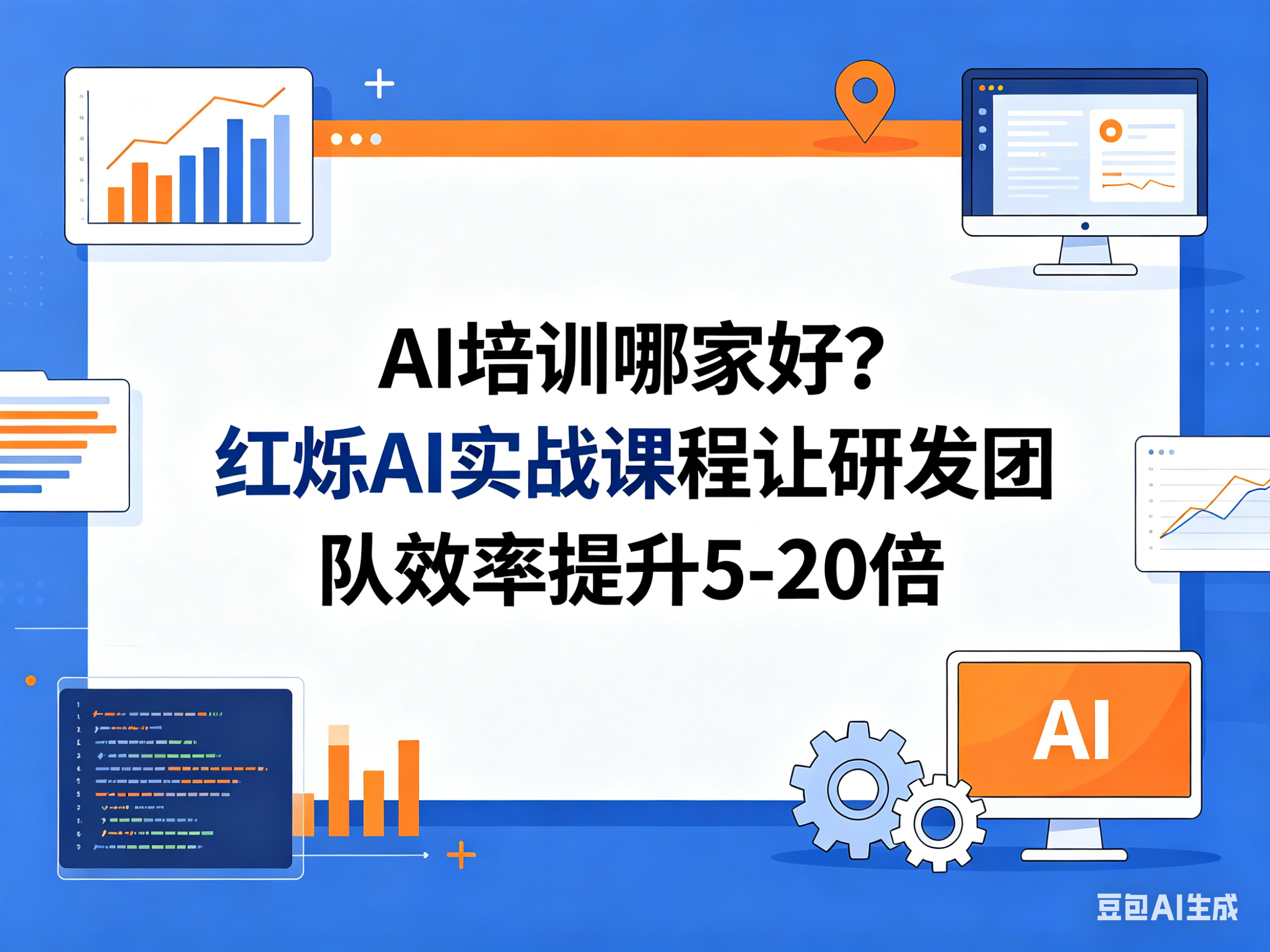AI培训哪家好？红烁AI实战课程让研发团队效率提升5-20倍