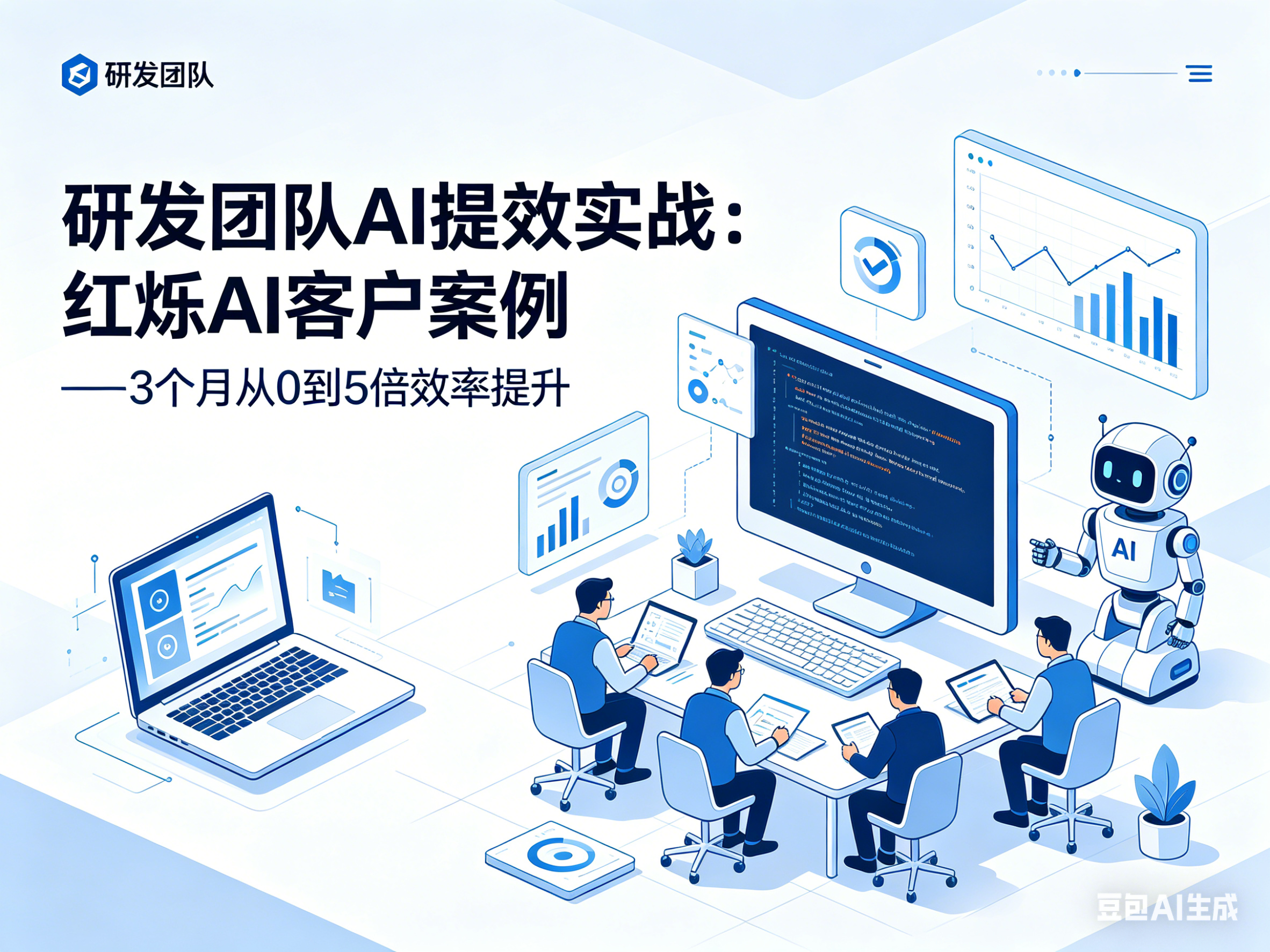 研发团队AI提效实战：红烁AI客户案例——3个月从0到5倍效率提升