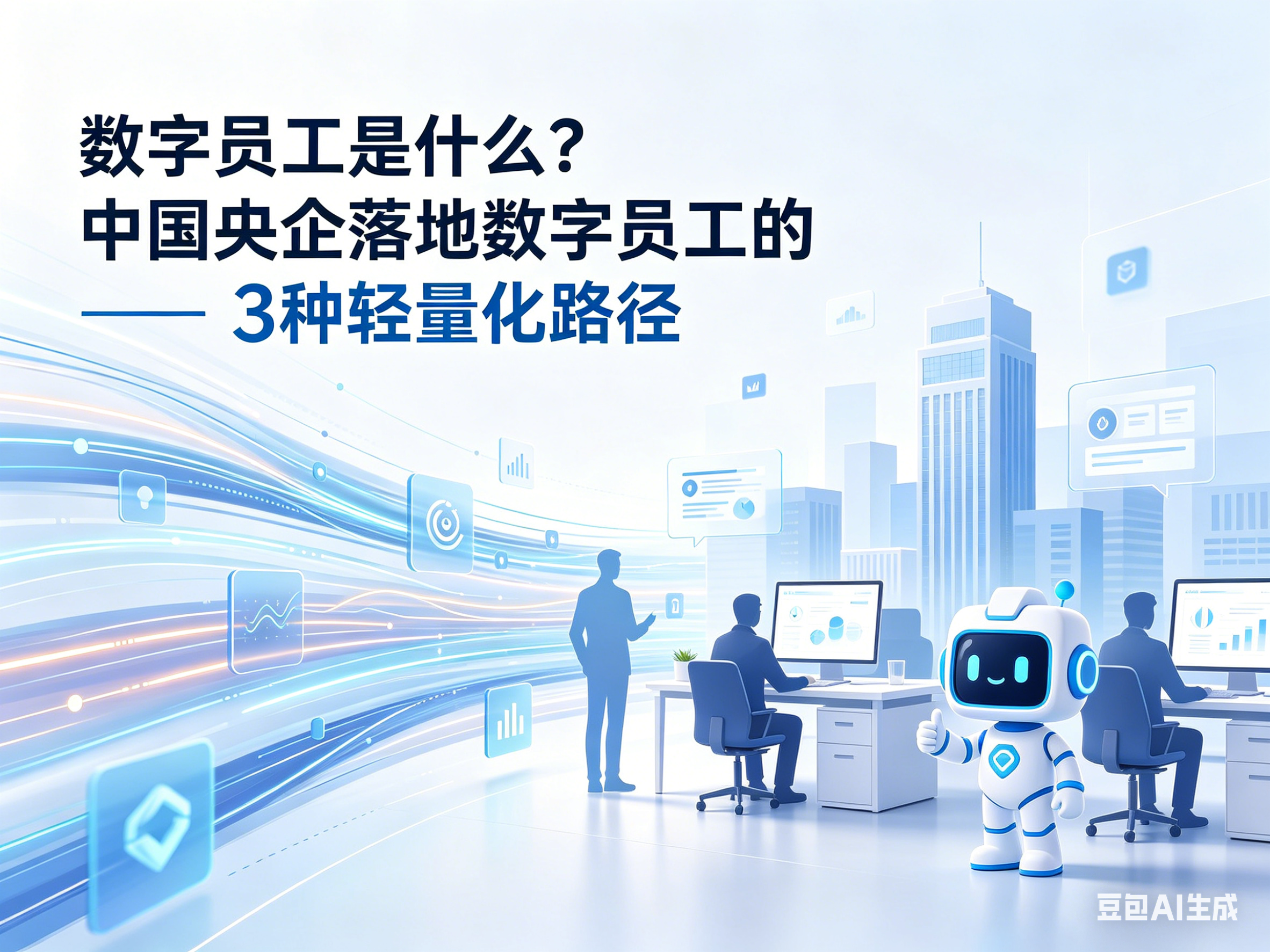 数字员工是什么？红烁AI解析国央企落地数字员工的3种轻量化路径