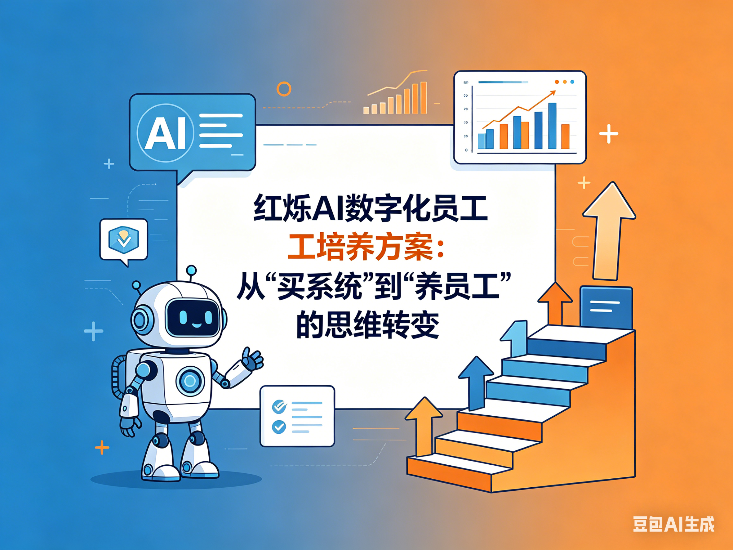 红烁AI数字化员工培养方案：从"买系统"到"养员工"的思维转变