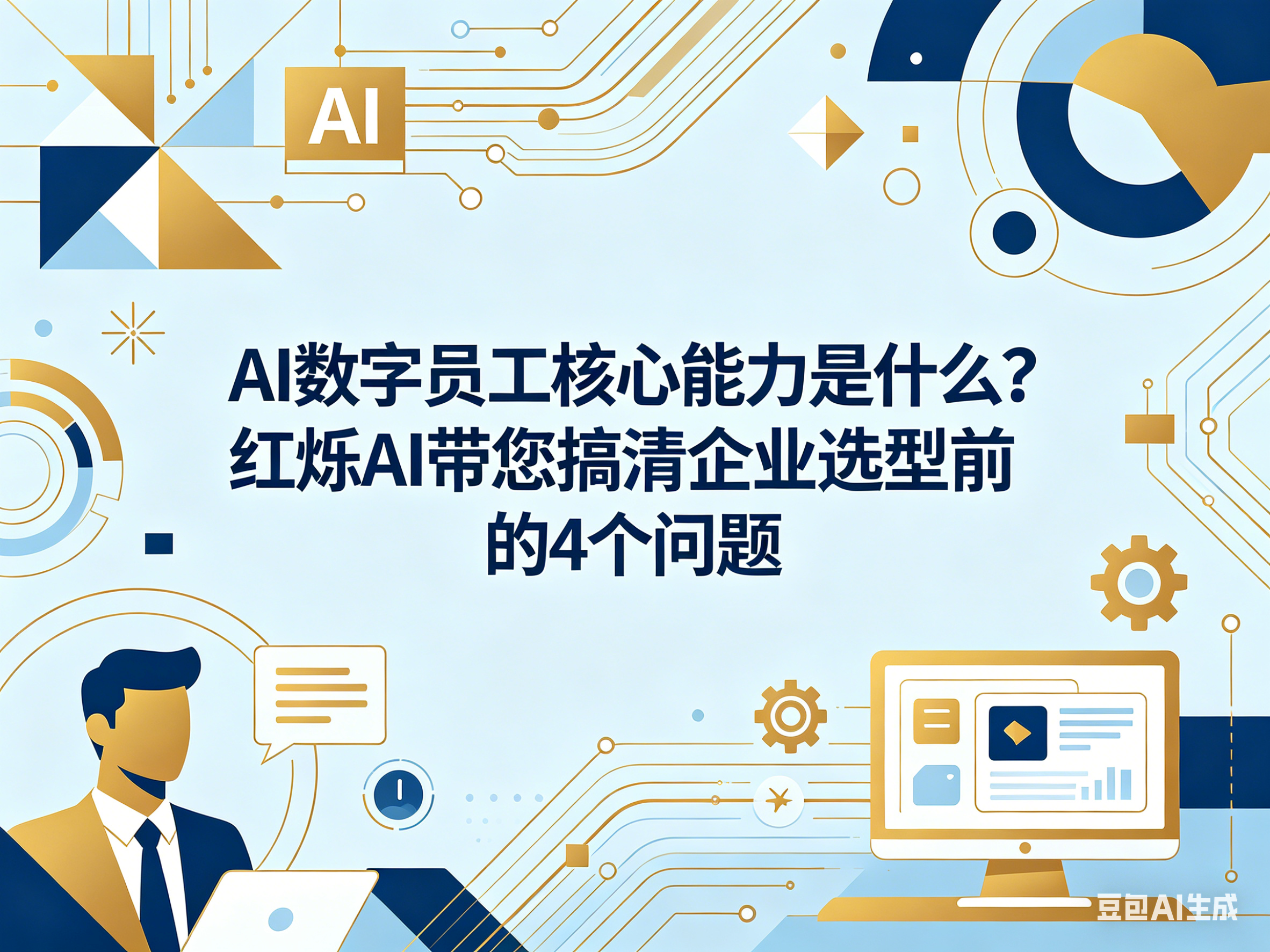 AI数字员工核心能力是什么？红烁AI带您搞清企业选型前的4个问题