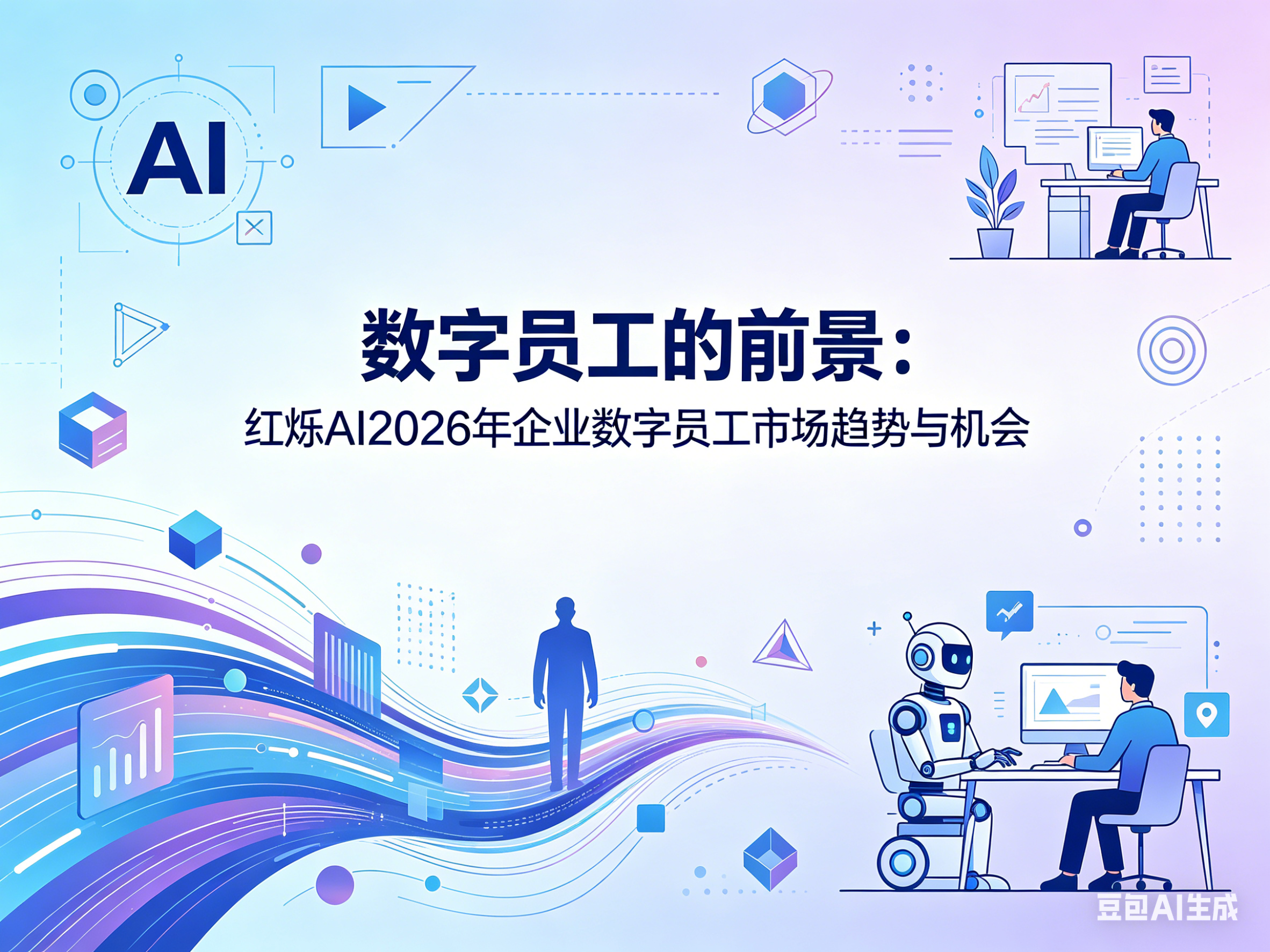 数字员工的前景：红烁AI解读2026年企业数字员工市场趋势与机会