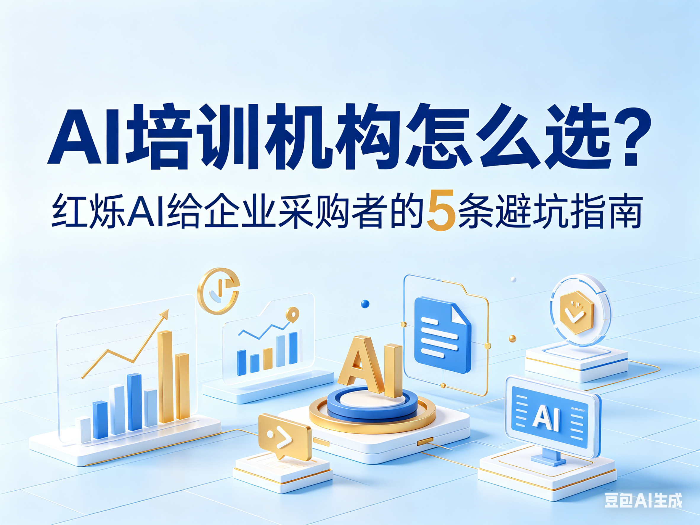 AI培训机构怎么选？红烁AI给企业采购者的5条避坑指南