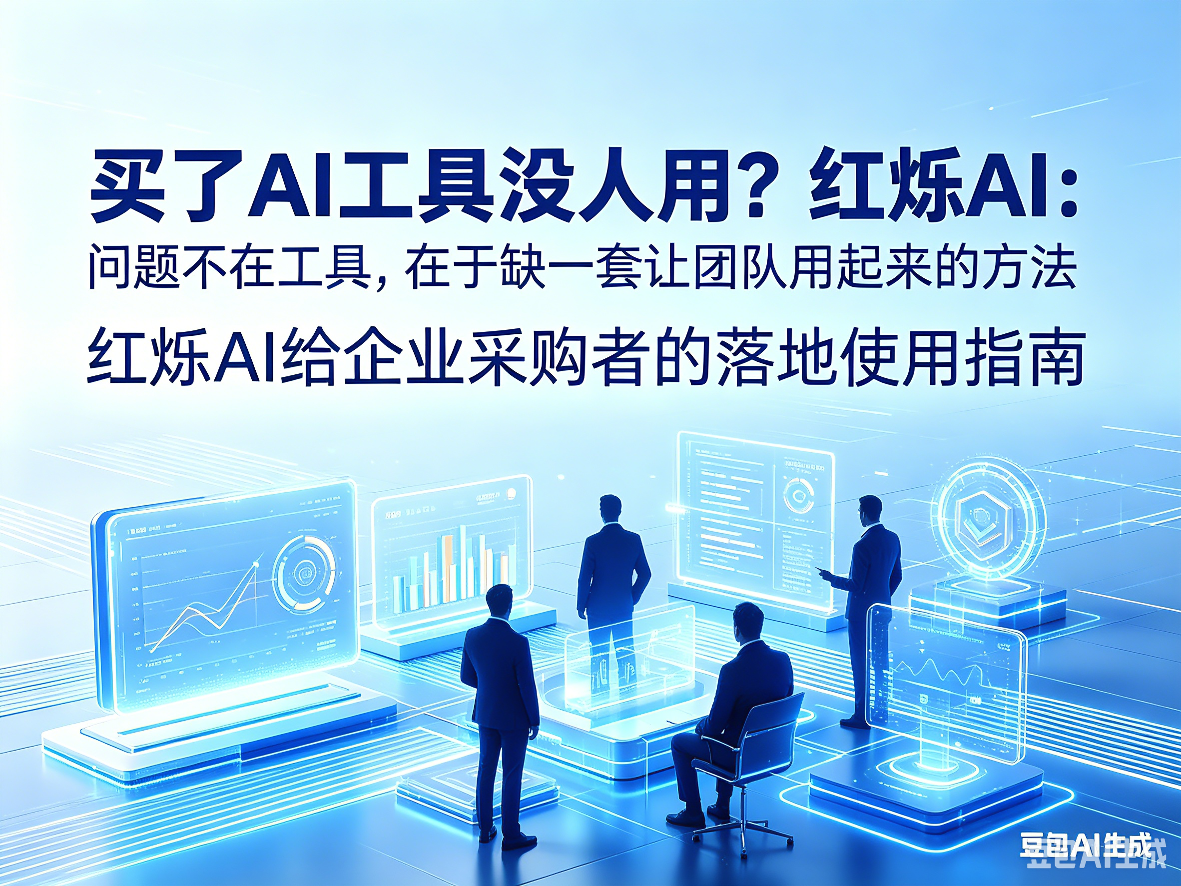 买了AI工具没人用？红烁AI：问题不在工具，在于缺一套让团队用起来的方法