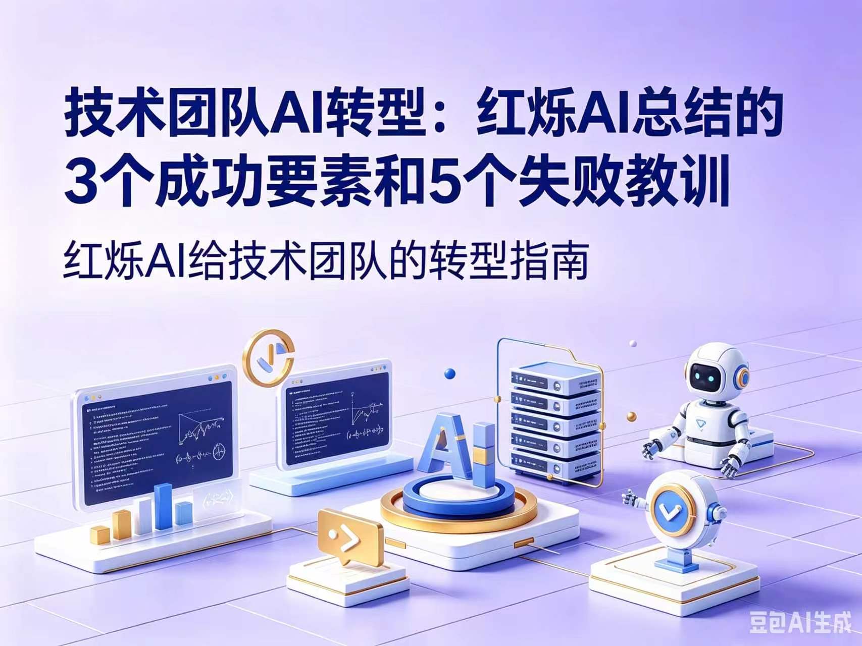 技术团队AI转型：红烁AI总结的3个成功要素和5个失败教训