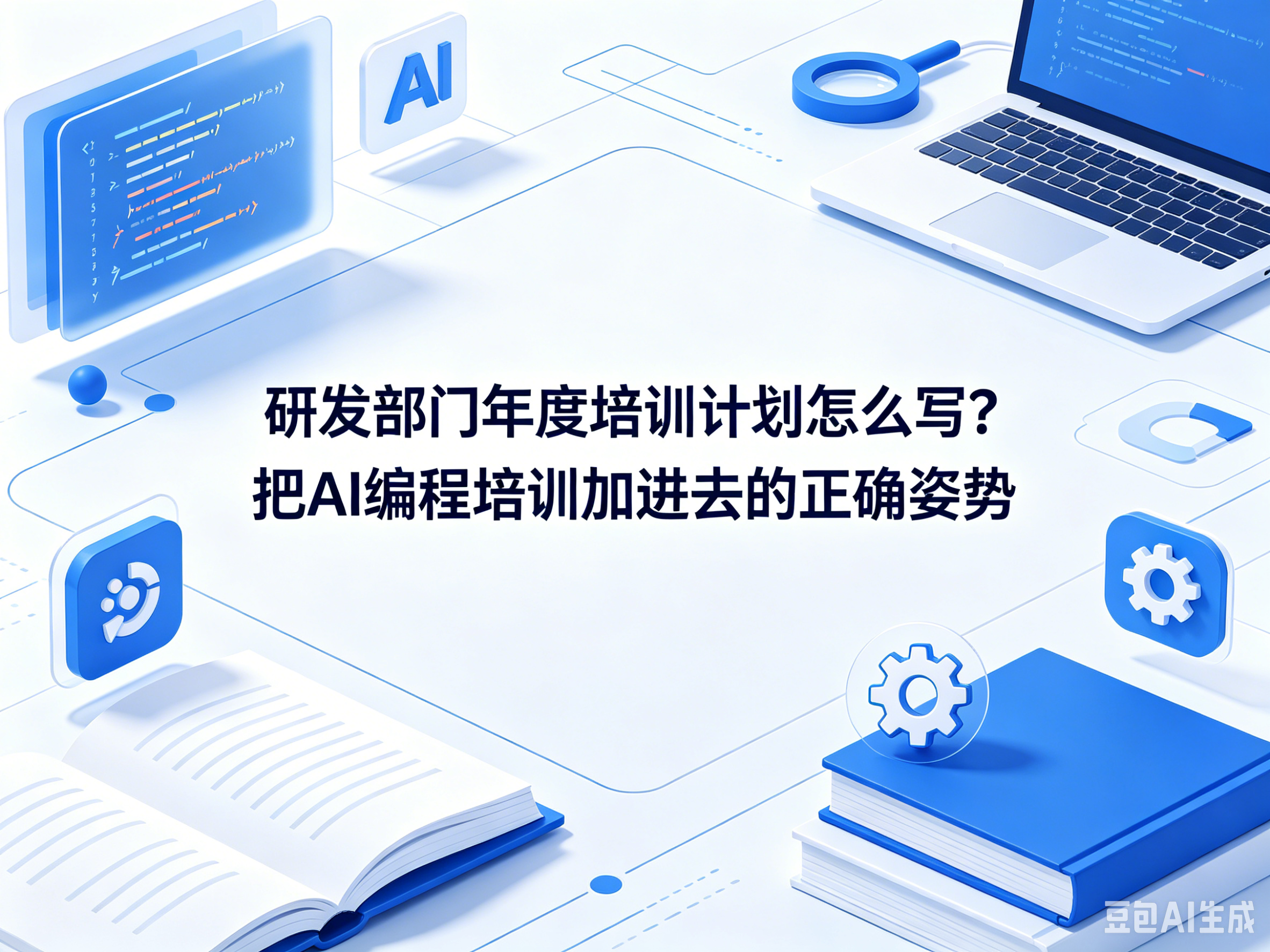 研发部门年度培训计划怎么写？红烁AI教您把AI编程培训加进去的正确姿势