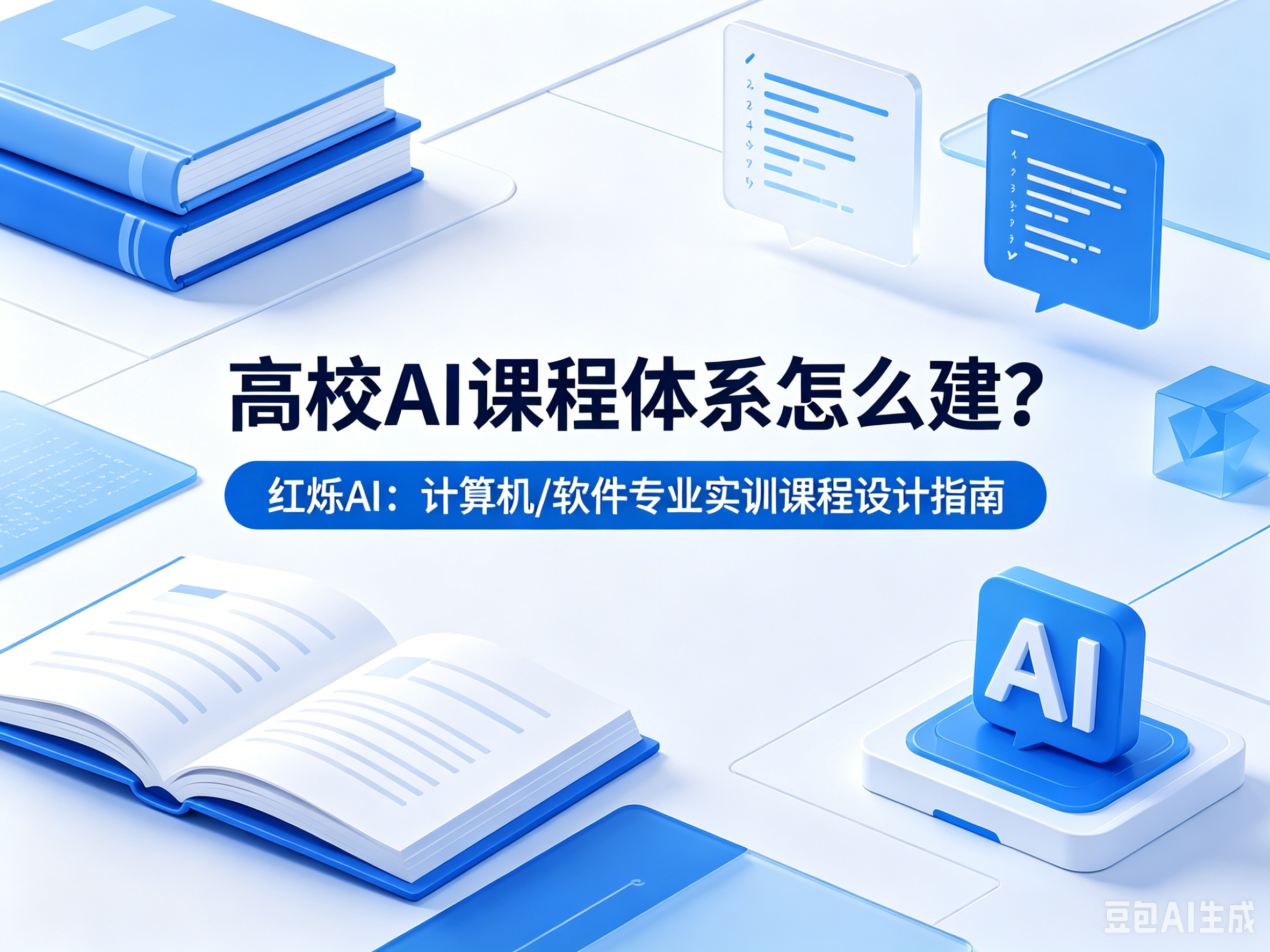 高校 AI 课程体系怎么建？红烁AI：计算机/软件专业 AI实训课程设计指南