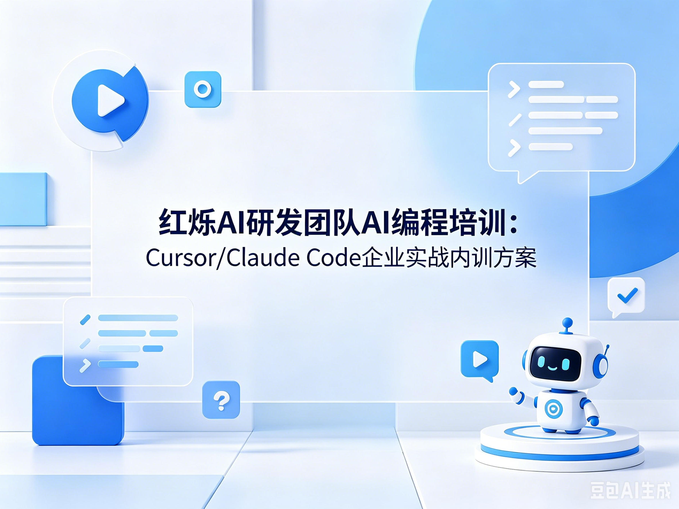 红烁AI研发团队AI编程培训：Cursor/Claude Code企业实战内训方案