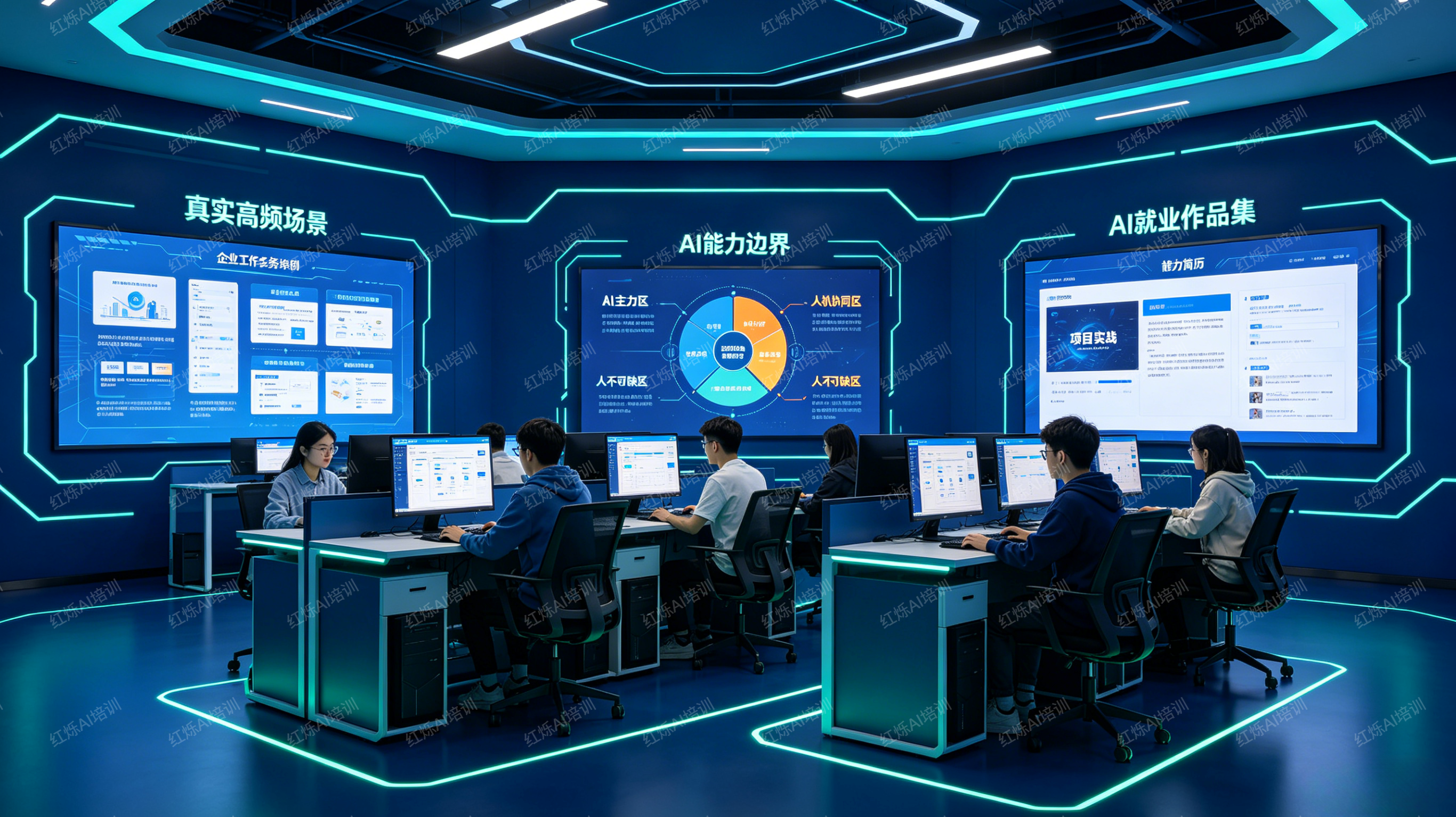 软件工程专业整体转型 AI 方向,红烁 AI 提供从课程设计到就业出口的全套落地服务