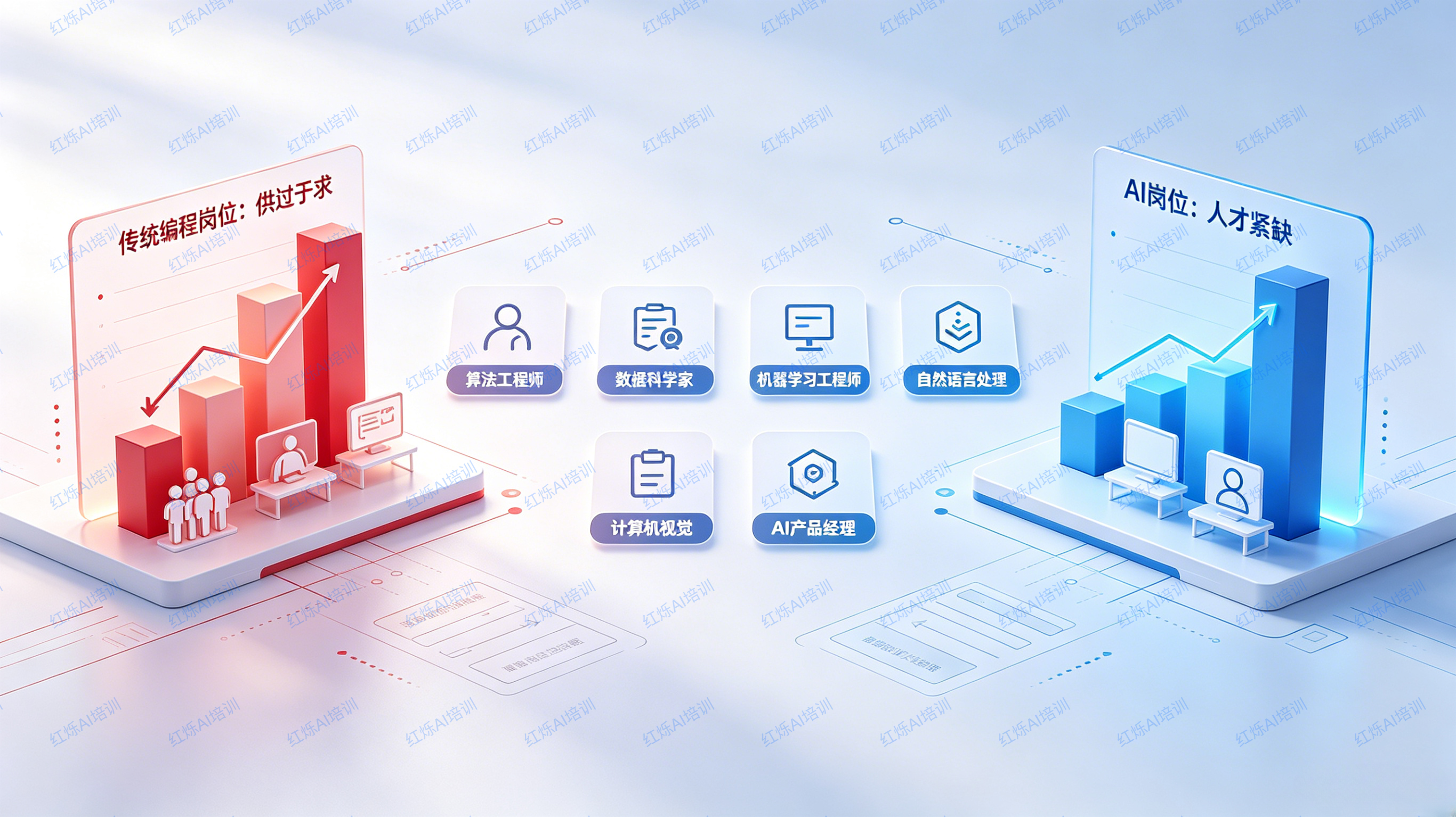 高校计算机系想提升就业率?红烁 AI 的6岗位AI课程体系,让毕业生直接对口高薪岗