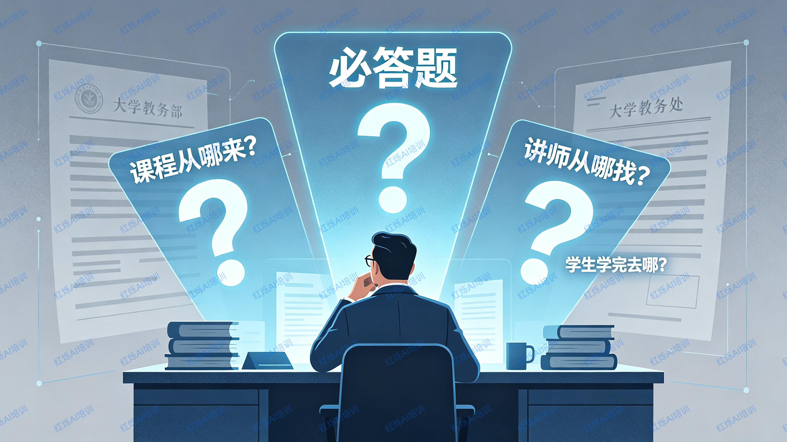 教育部要求高校开AI课,不知道找谁?红烁AI:课程现成、讲师现成、就业出口现成
