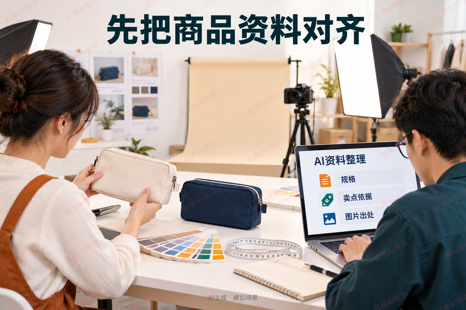 电商AI培训从上新流程推进AI转型,红烁AI企业AI培训陪跑多平台商品资料整理 配图