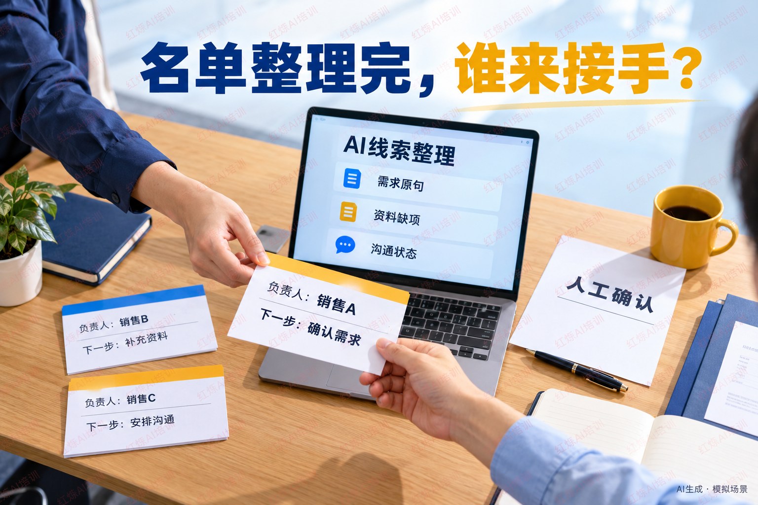 AI获客有了名单却没人跟进：红烁AI企业AI培训带练线索分级与销售接力 配图